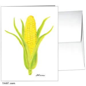 Corn, Greeting Card (8637)