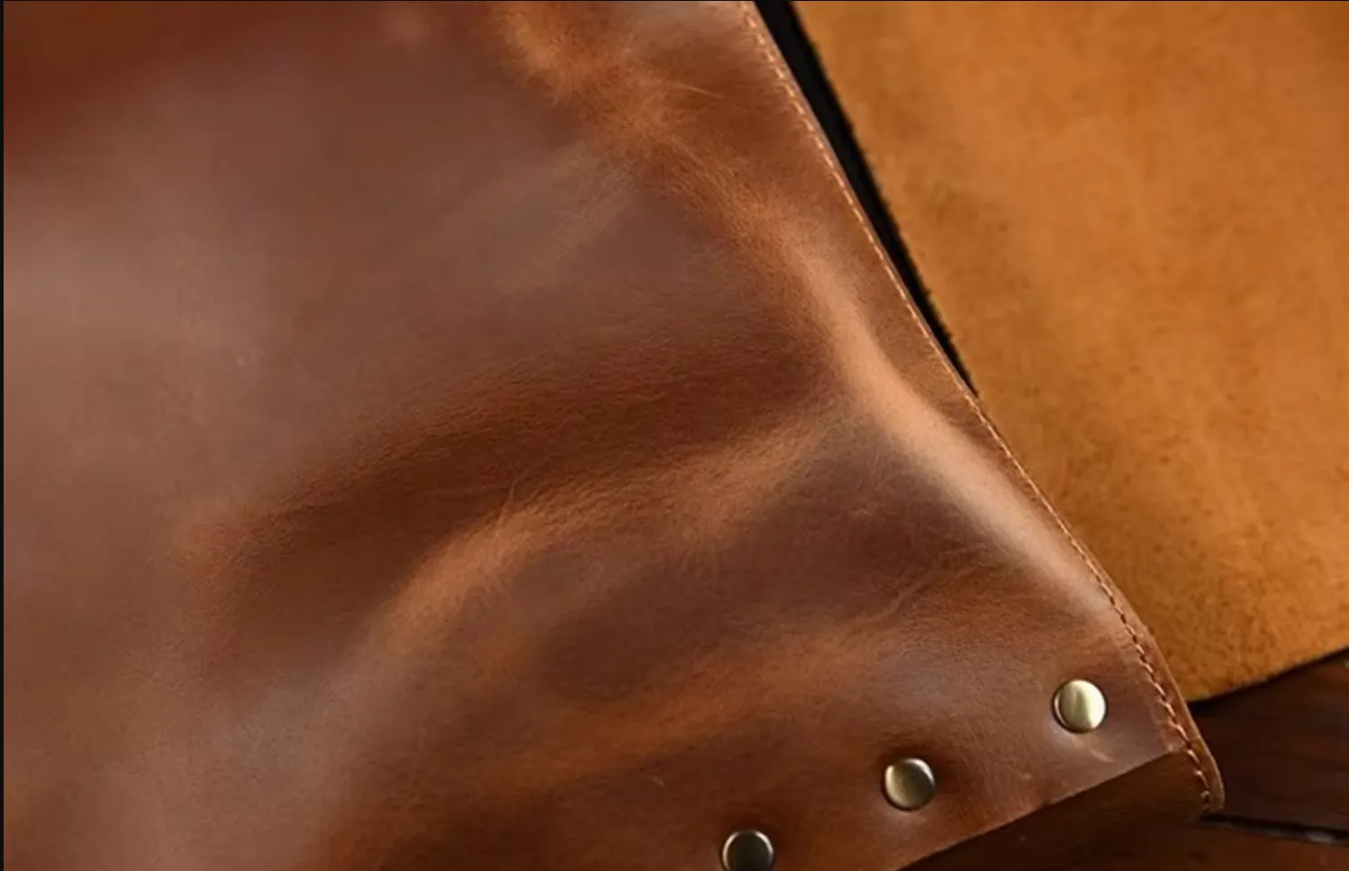 Cowhide Genuine Leather Backpack Business
