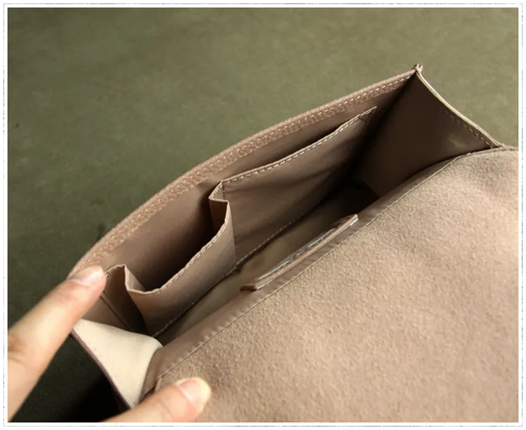 Cute Womens Gray&Green Leather Shoulder Purse Small Leather Shoulder Bag Crossbody Purse for Ladies