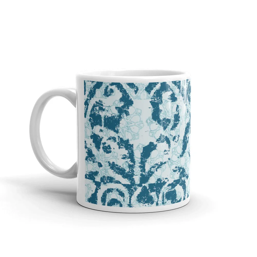 Damask and Receive Coffee Mug