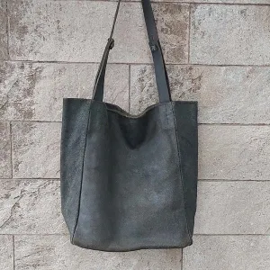 Daniele Basta/Black tote bag