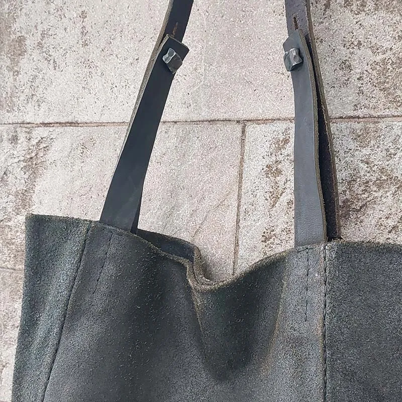 Daniele Basta/Black tote bag