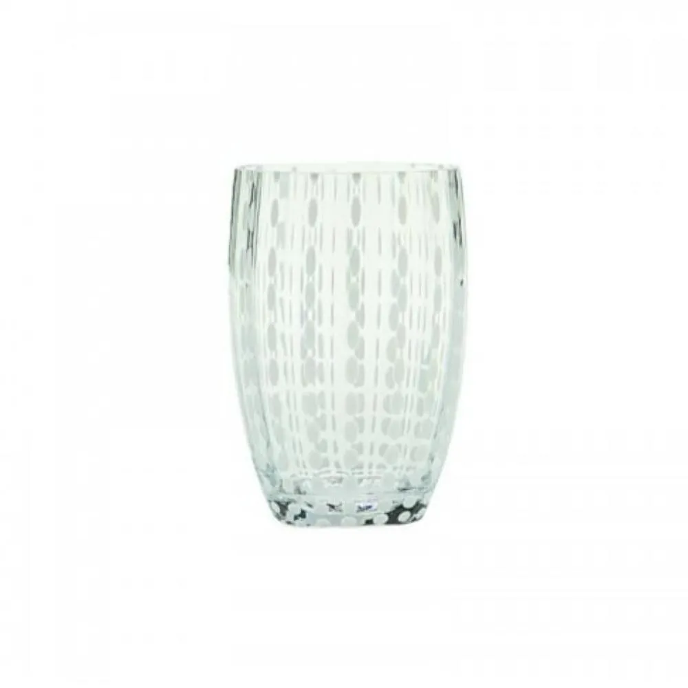 Dapple Glass Tumbler Crystal