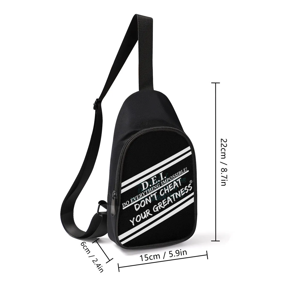 DCYG DEI White & Black  Chest Bag