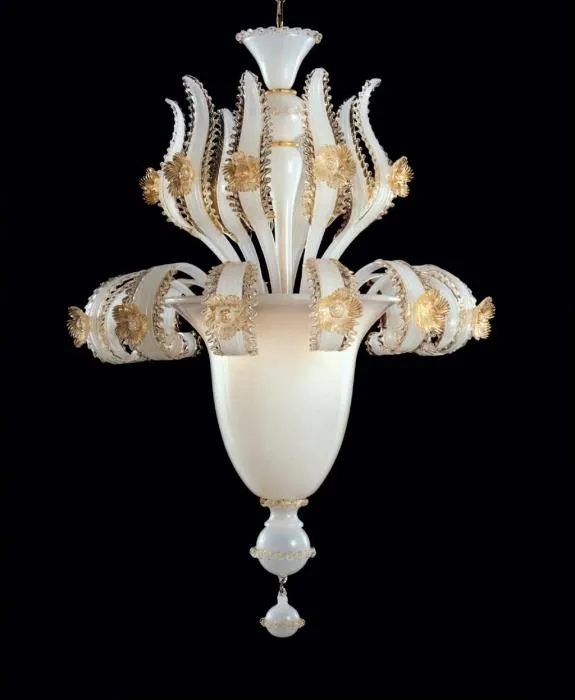 Decorative Murano Glass Ceiling Light In Custom Colours And Size