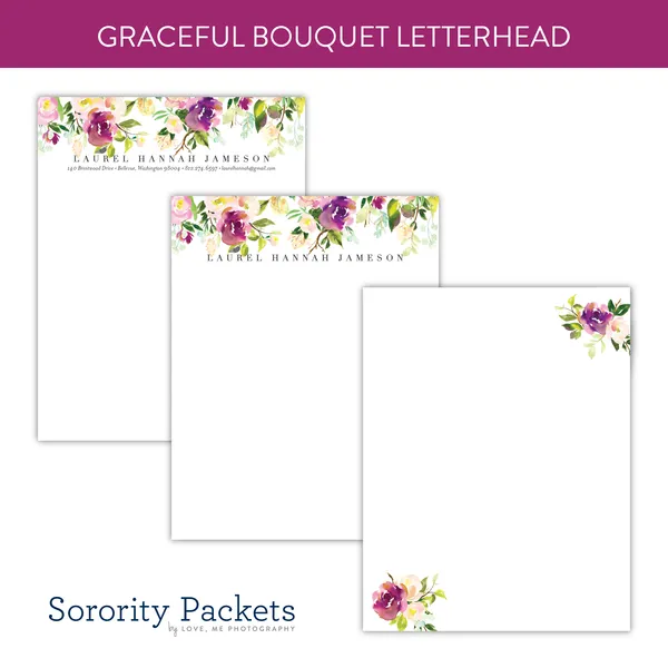 Delicate Lace Custom Letterhead