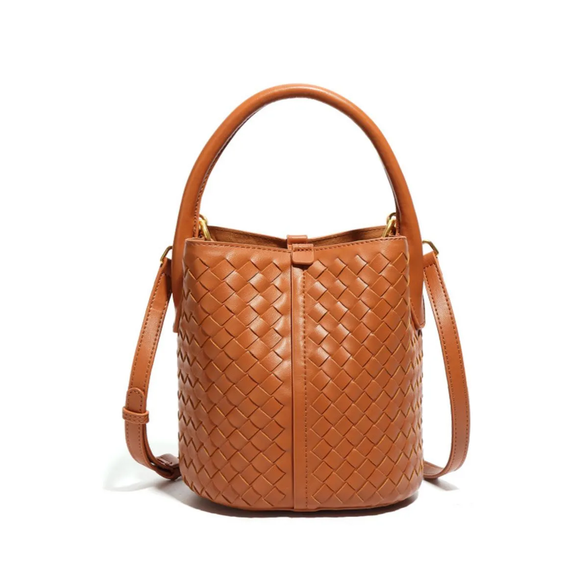Diana Woven Bucket Bag