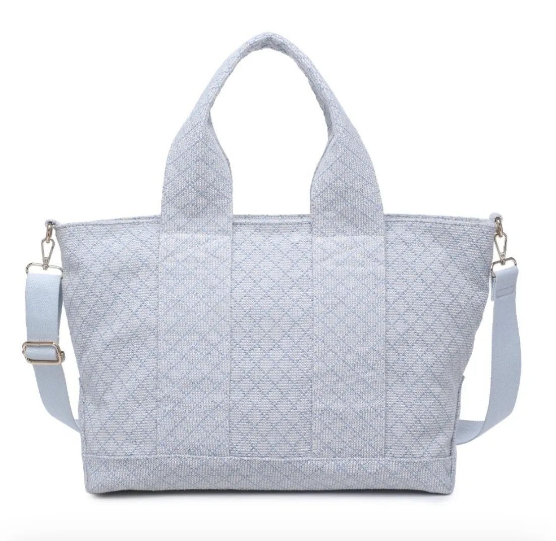Dorret - Canvas Tote Bag (Sky Blue)