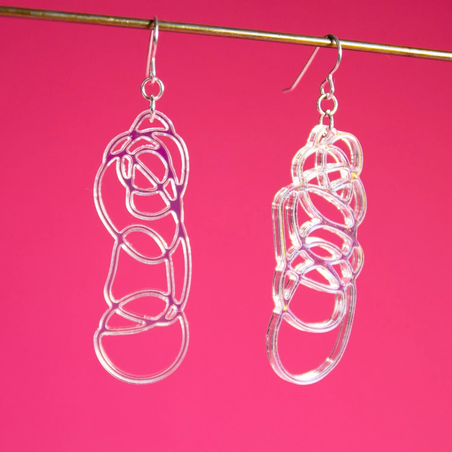 Drawn Out Scribble Earrings