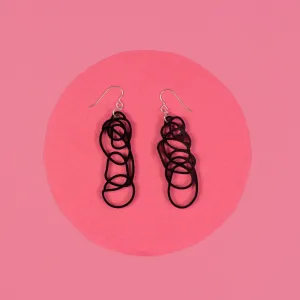 Drawn Out Scribble Earrings