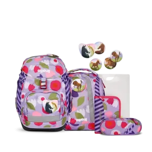 Ergobag School Bag Set Flower PowBear