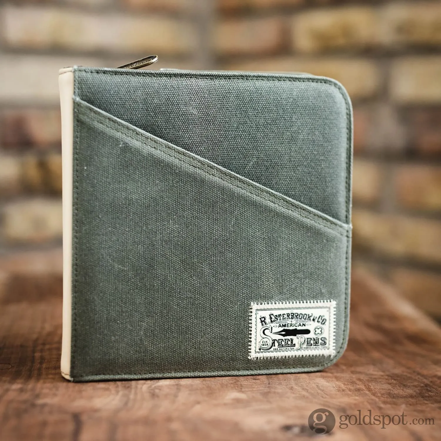 Esterbrook 20 Pen Zipper Case in Army Green