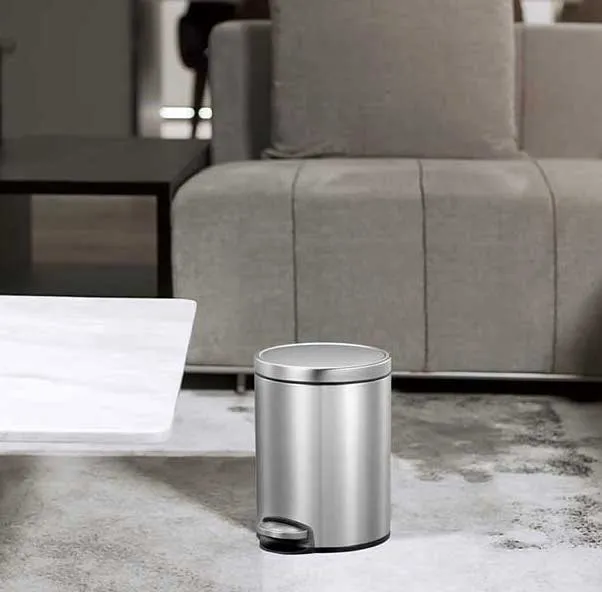 Eva Bathroom Pedal Bin, 5L