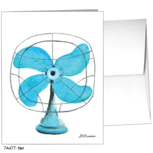Fan, Greeting Card (8628)