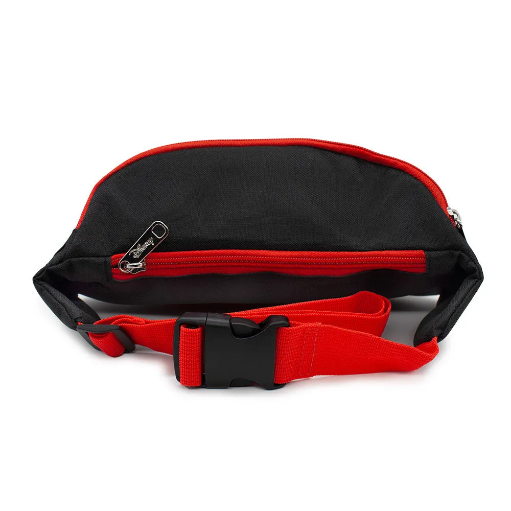 Fanny Pack - Minnie Mouse Polka Dot Bow Black Red White