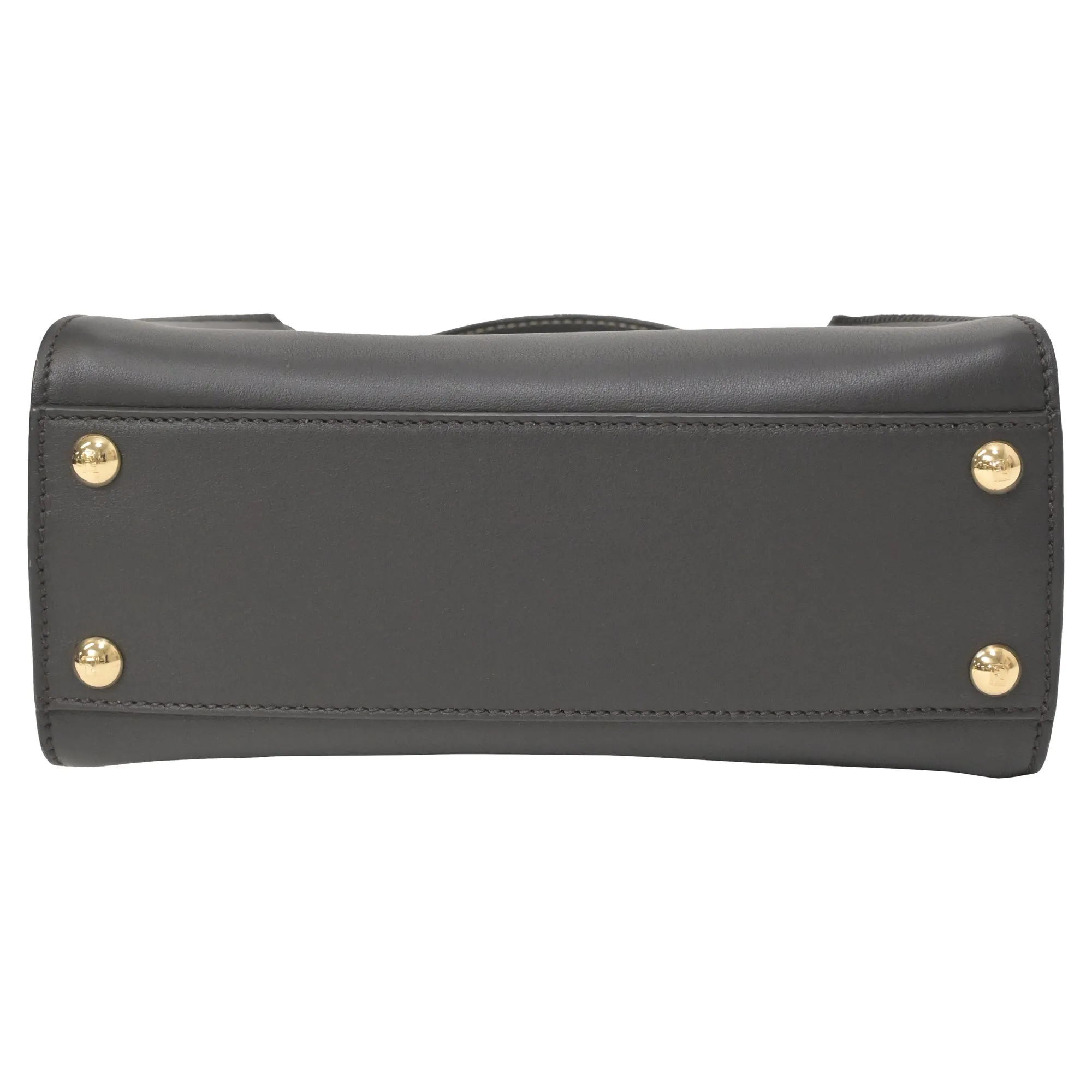 Fendi Peekaboo Mini Bag in Black Leather