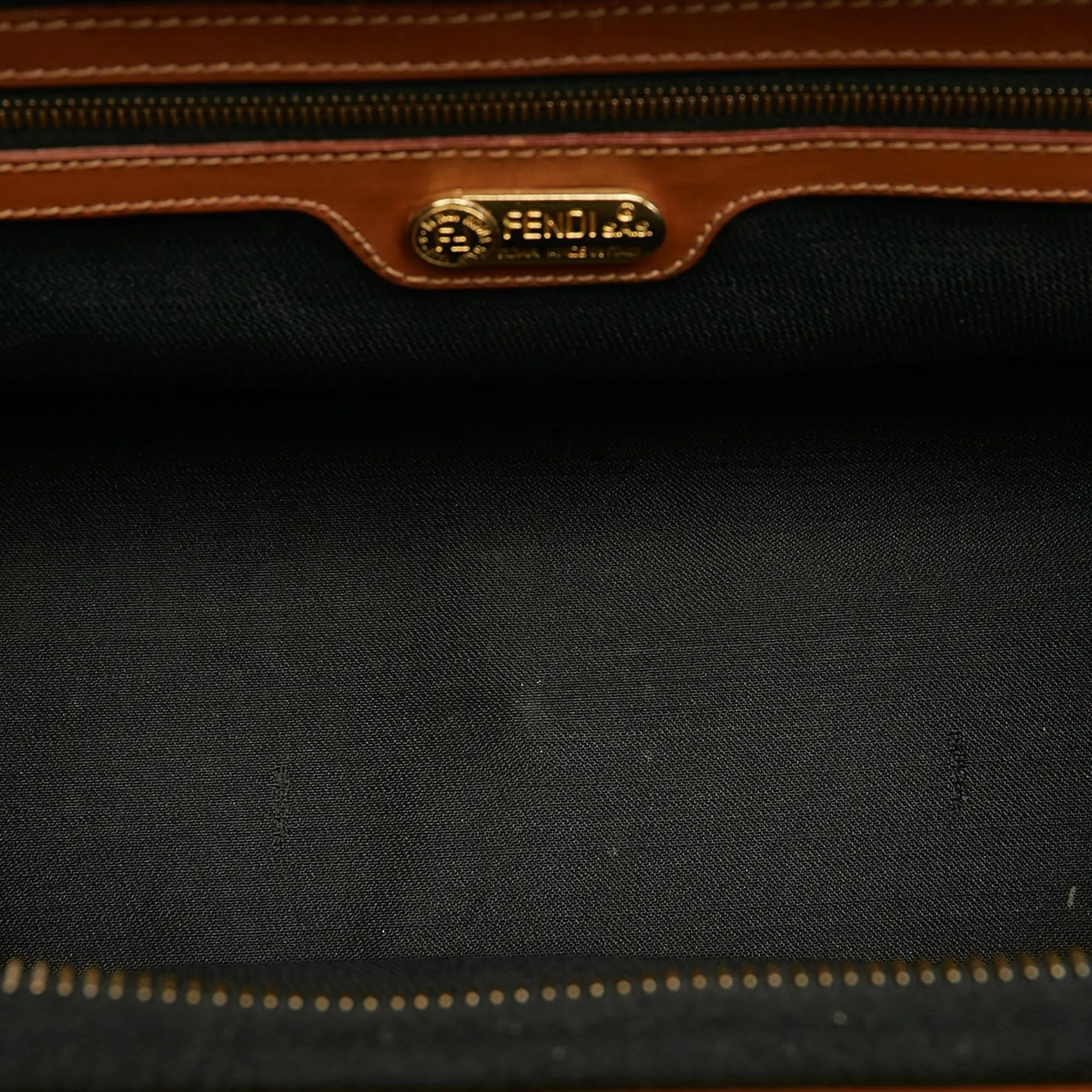Fendi Pequin Handbag (SHG-27134)