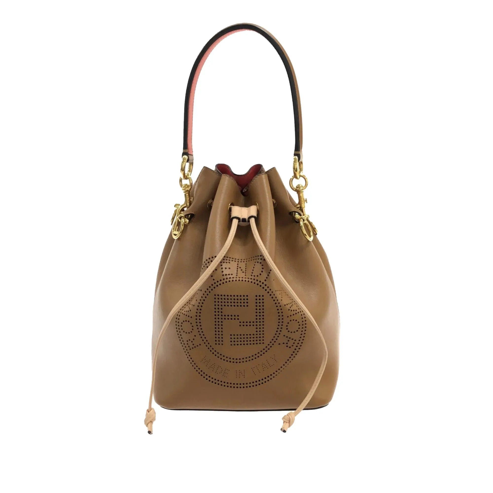 Fendi Small Perforated Mon Tresor Bucket Bag (SHG-ZjiX7d)