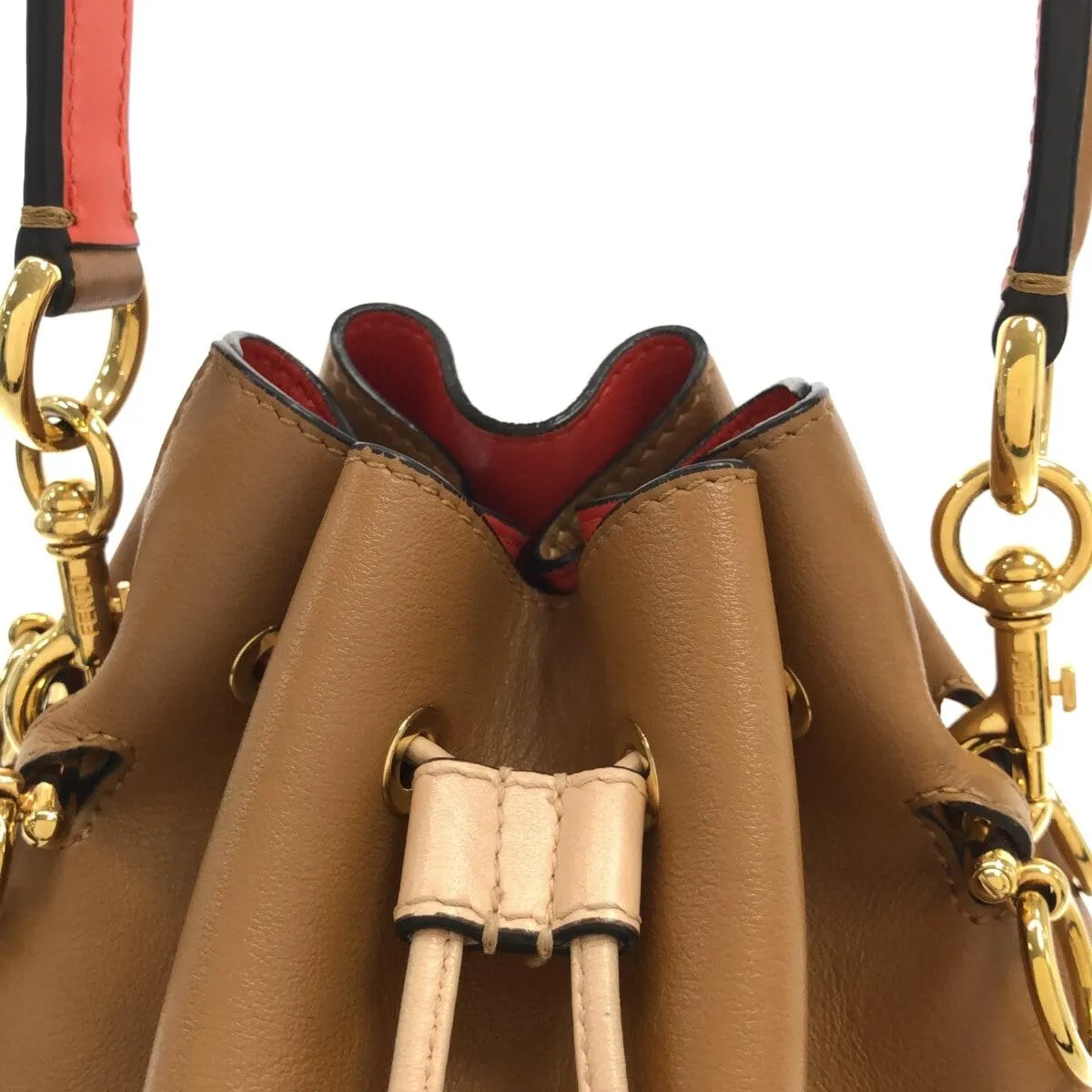 Fendi Small Perforated Mon Tresor Bucket Bag (SHG-ZjiX7d)