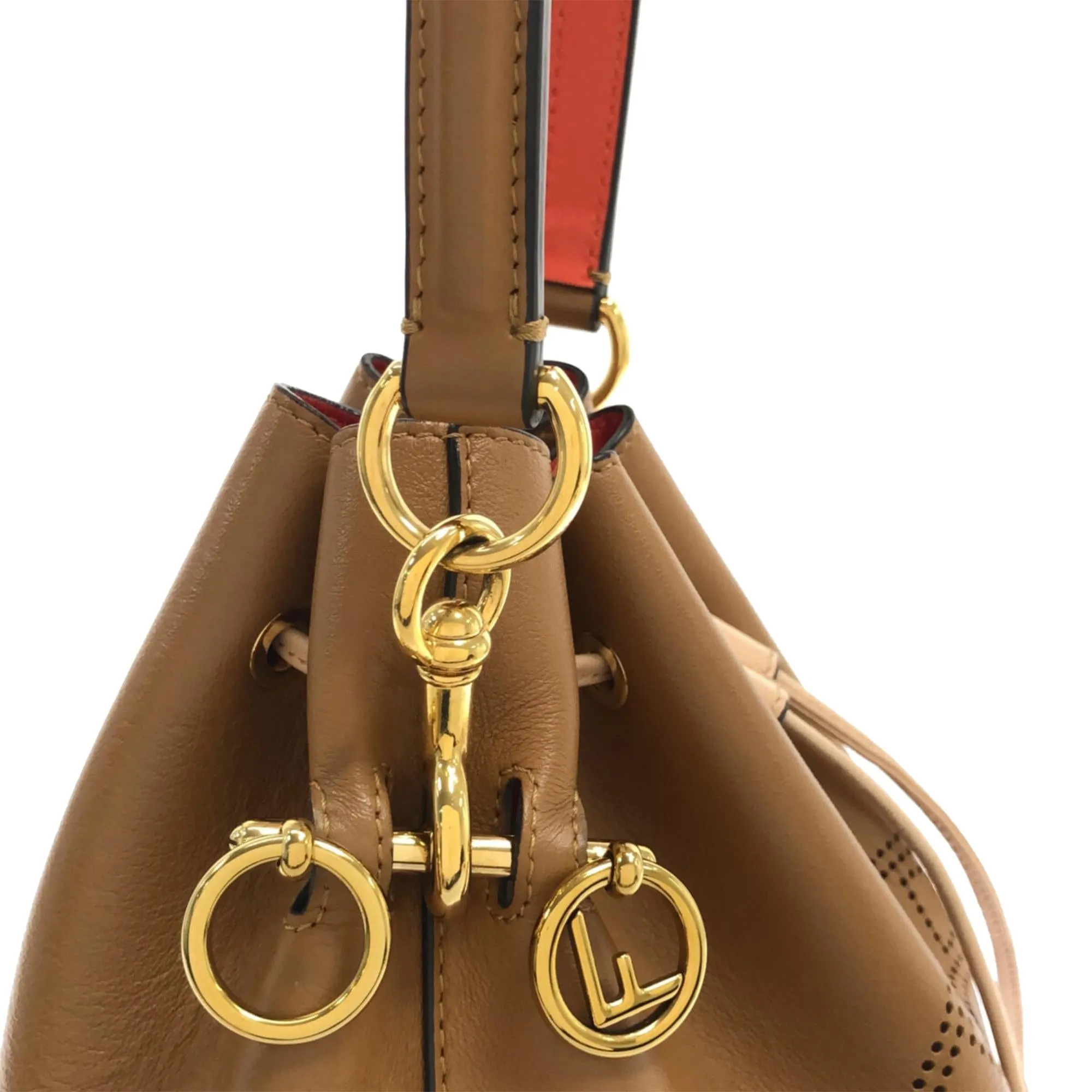 Fendi Small Perforated Mon Tresor Bucket Bag (SHG-ZjiX7d)
