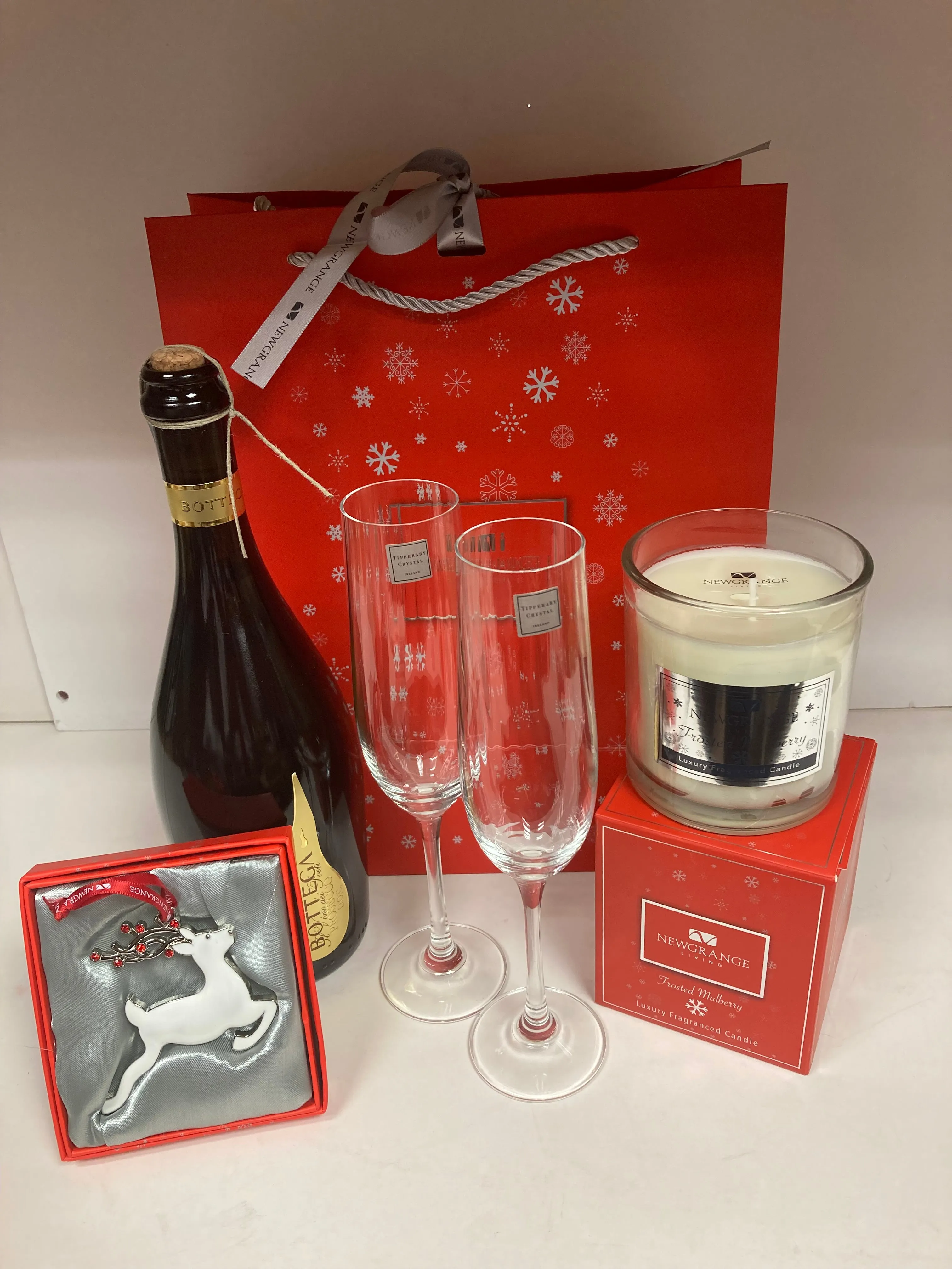 Festive Prosecco Gift Bag