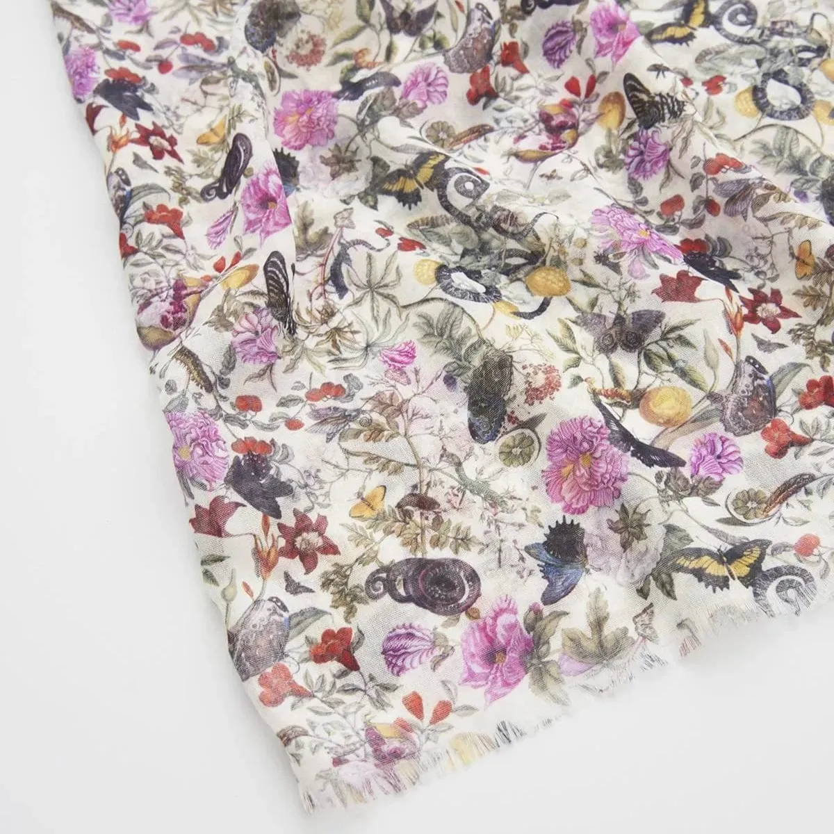 Floral Engraving Lightweight Scarf