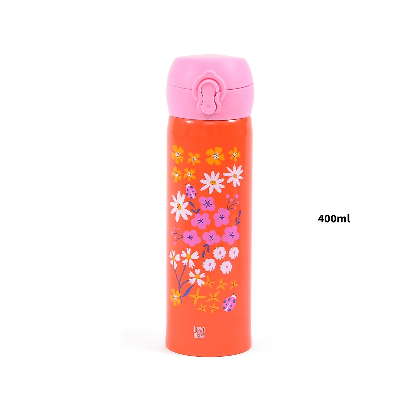 Floral Flower Stainless Steel Water Bottle(500mL)