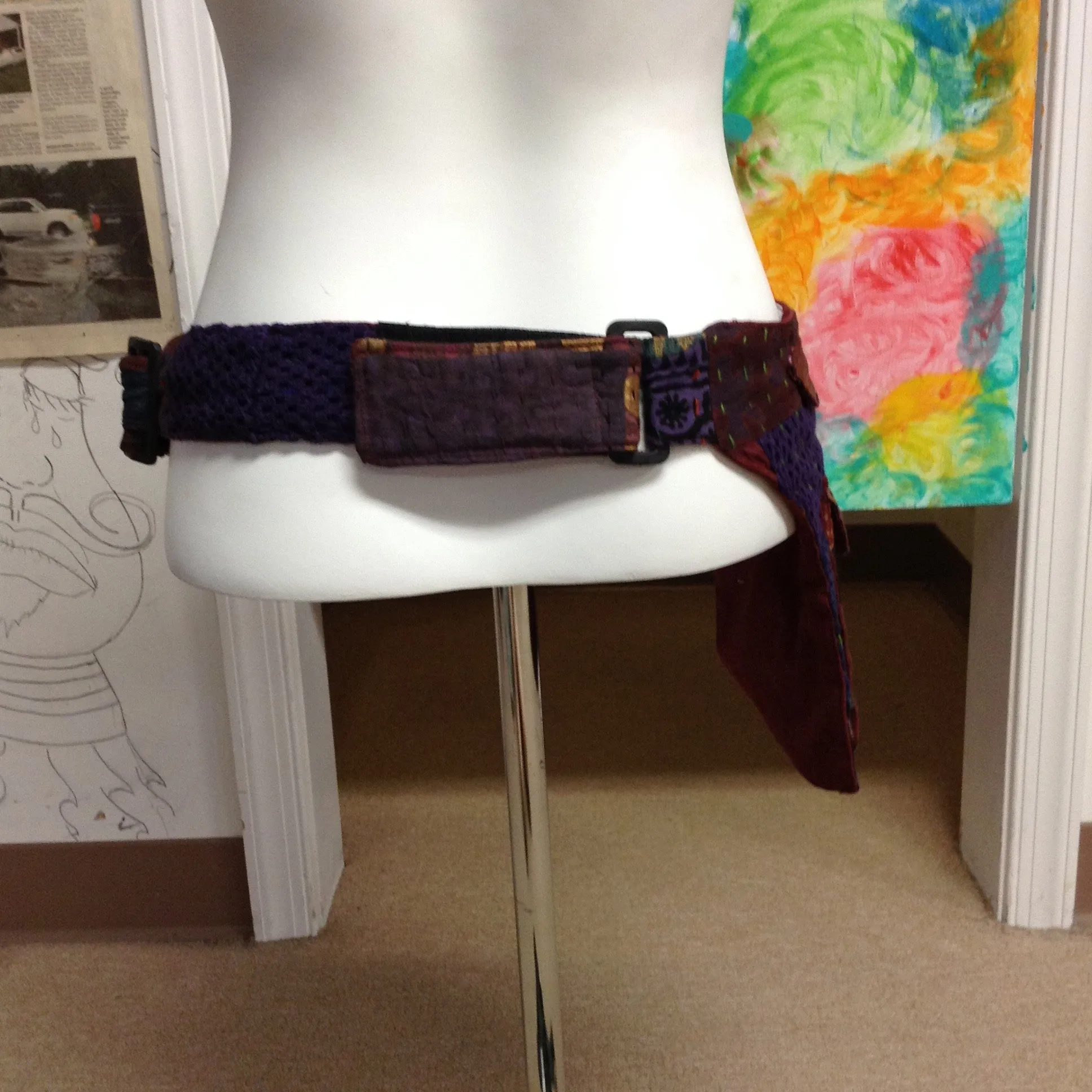 Floral Single Side Pocket Womens Fanny Pack