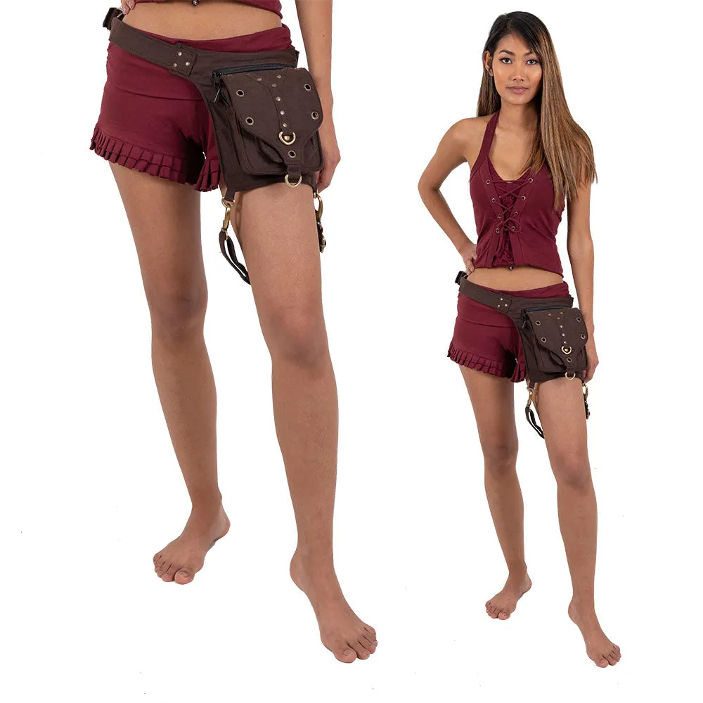 Ganesh Single Pocket Belt with Leg Strap
