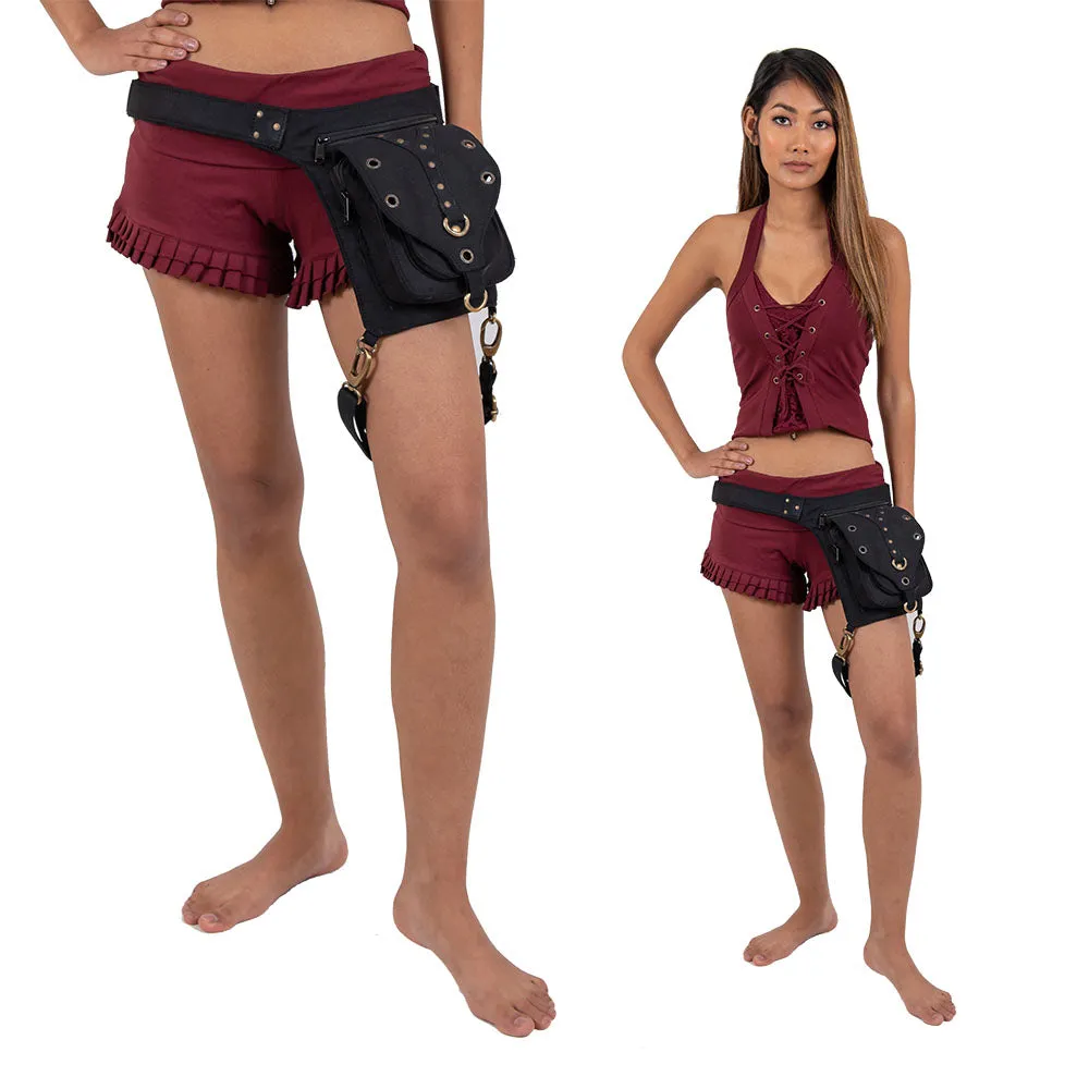 Ganesh Single Pocket Belt with Leg Strap