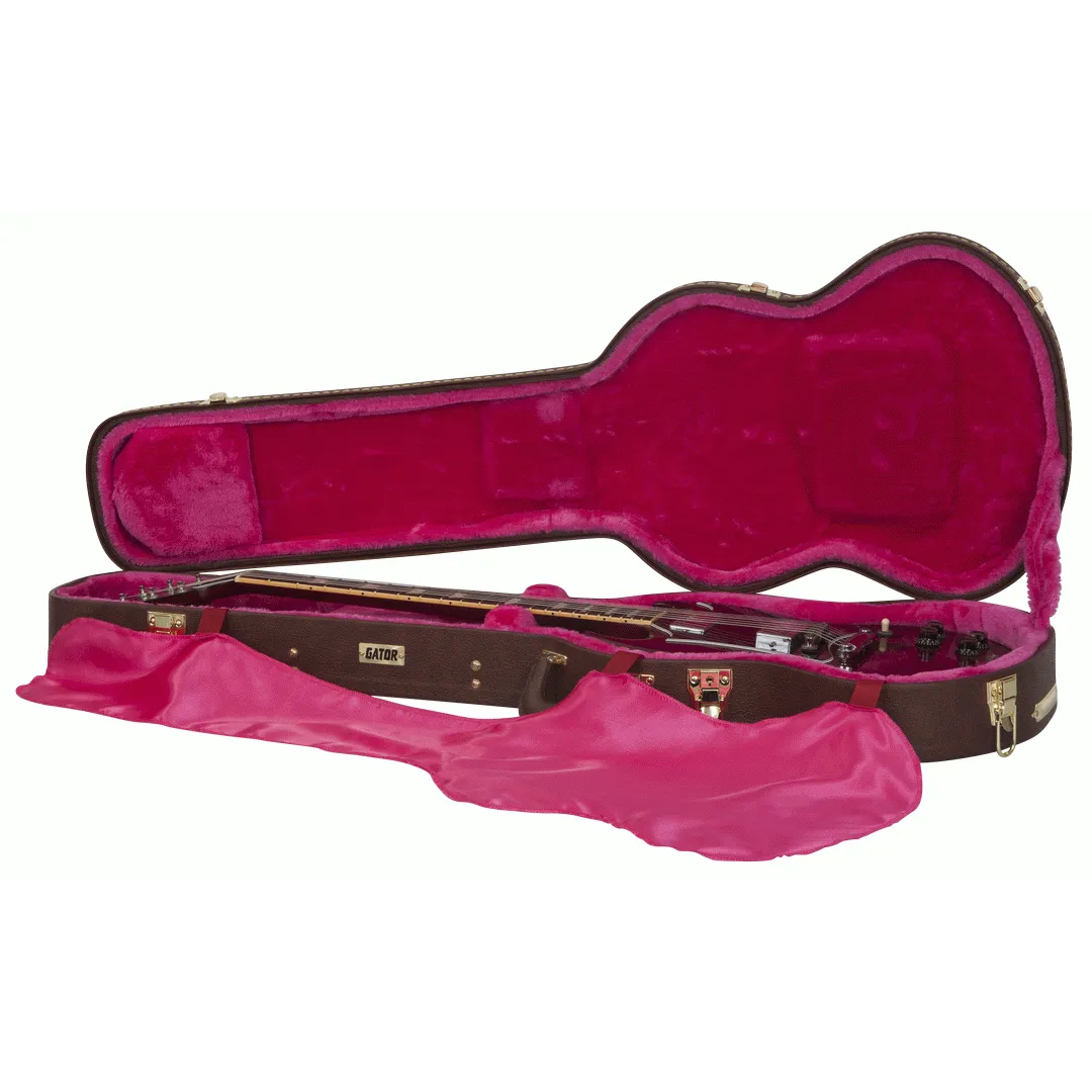 Gator GW-SG-BROWN Deluxe Wood SG Guitar Case