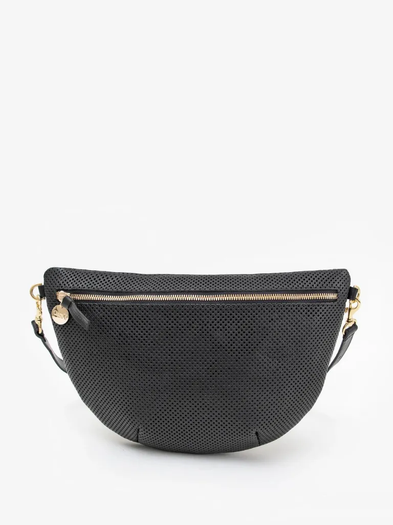Grande Fanny Pack in Perforated Black