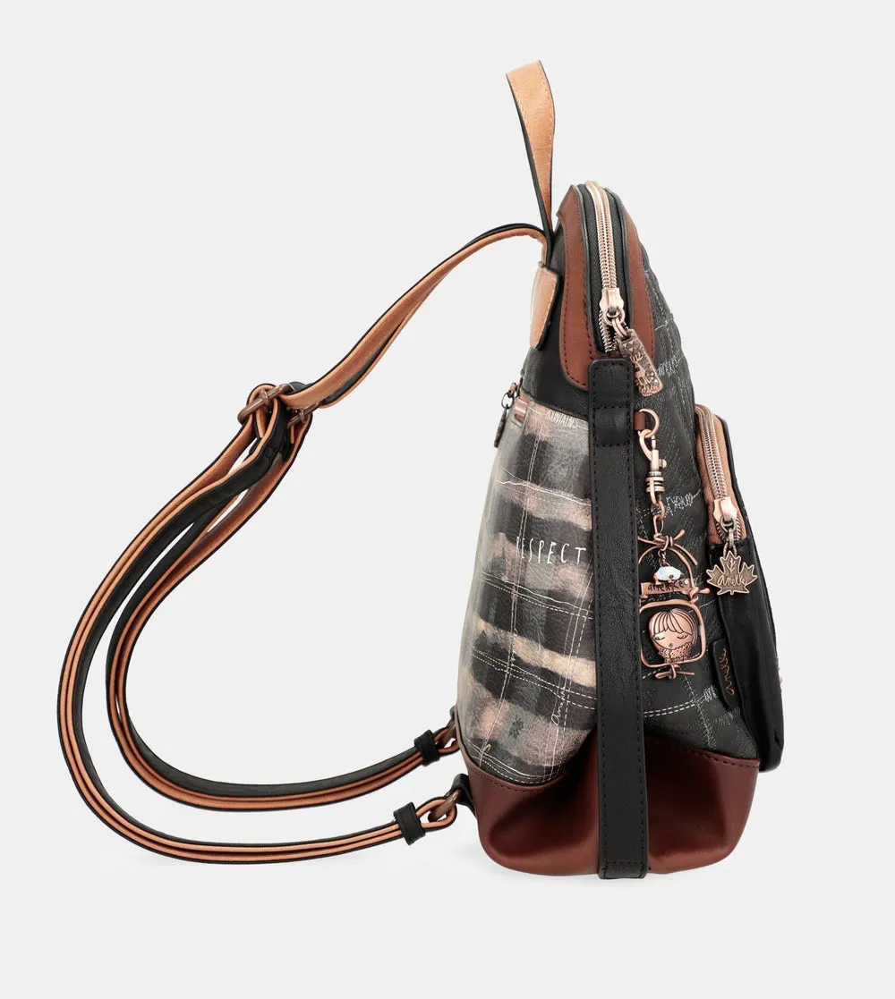 *Half Price** Wild black stroller backpack