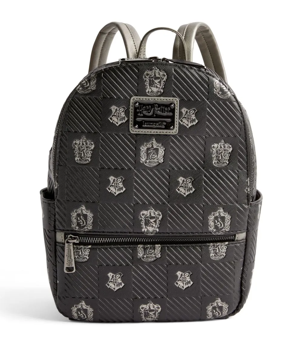 Harry Potter Mini Backpack Wallet Set Black Crests Loungefly