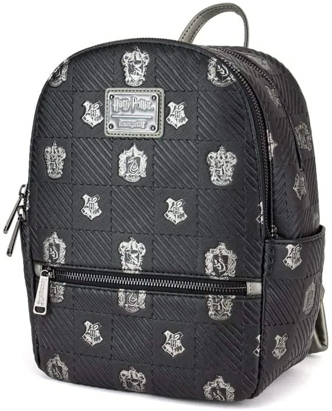 Harry Potter Mini Backpack Wallet Set Black Crests Loungefly