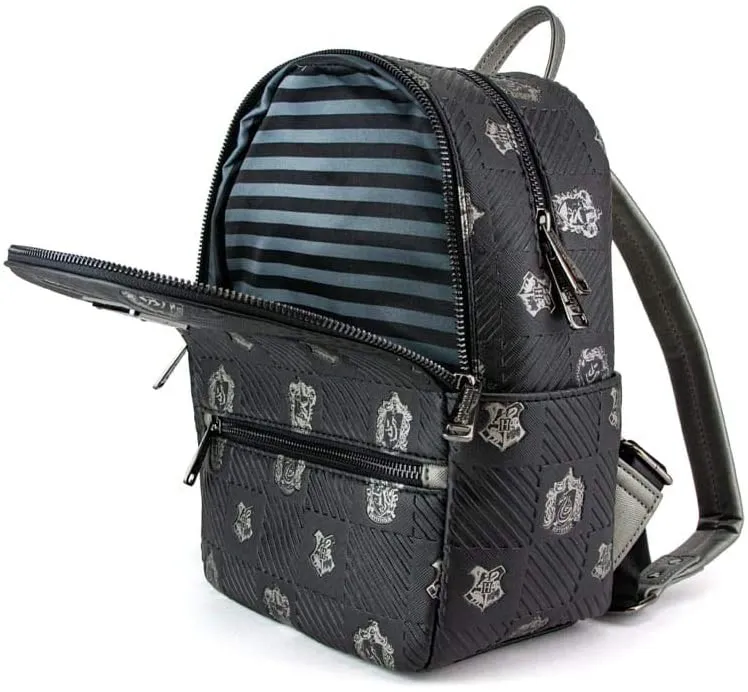 Harry Potter Mini Backpack Wallet Set Black Crests Loungefly