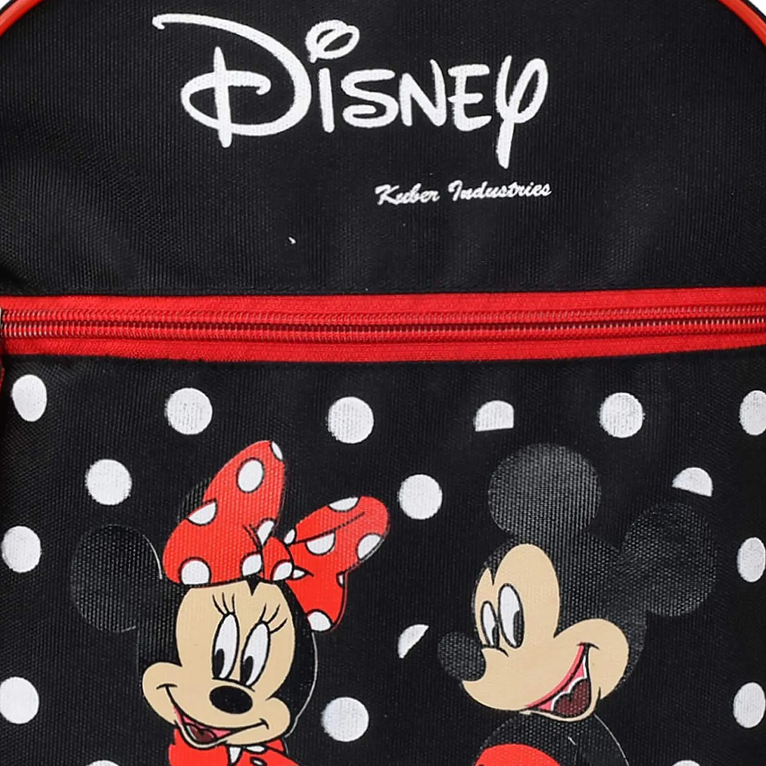 Heart Home Disney Minnie & Mickey Printed Kids Backpack Bag for School, Travel, Casual, Picnics (Black)