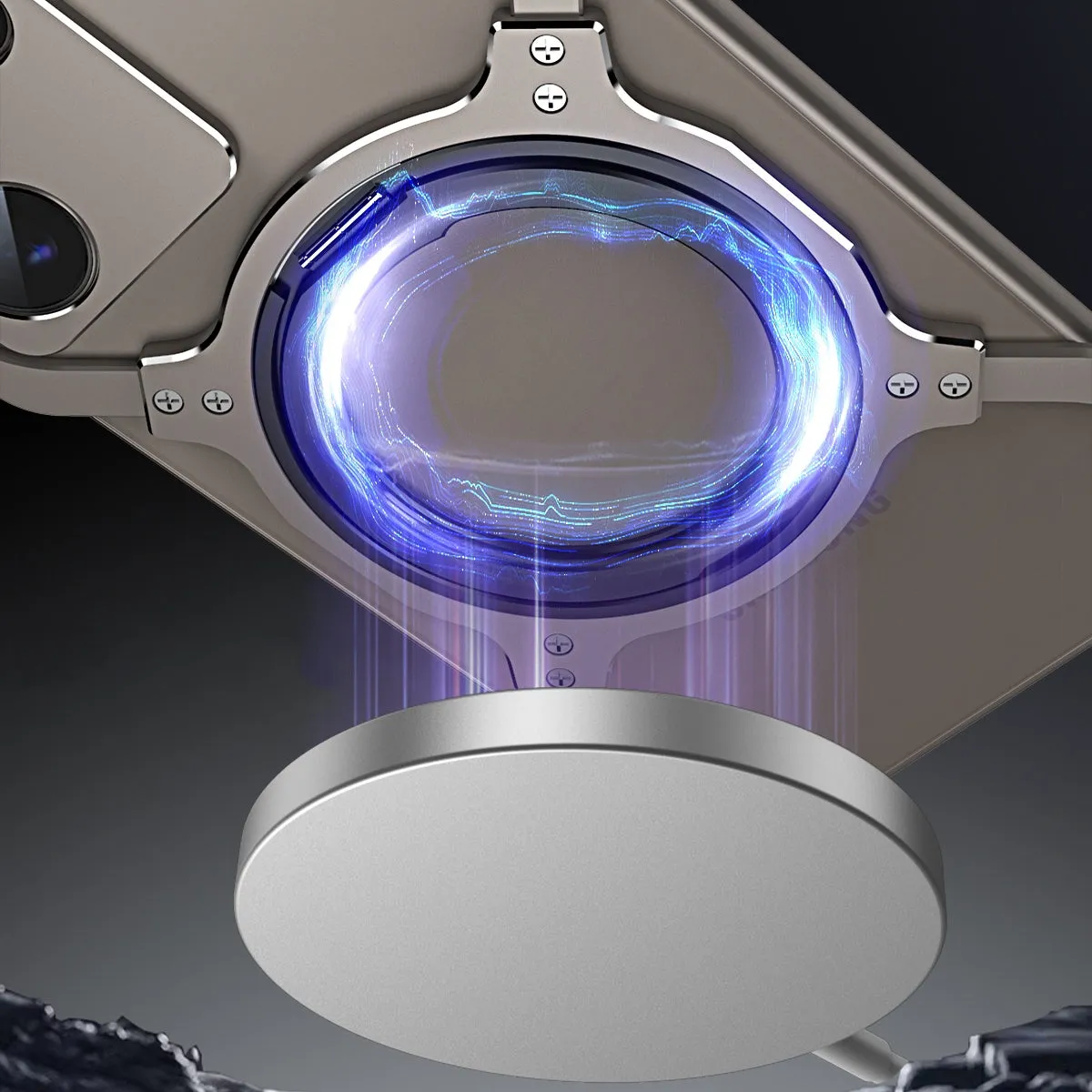 Heat Dissipation Metal Phone Case With 360 ° Rotating Bracket For Samsung S24