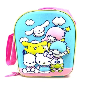 HELLO KITTY & FRIENDS 3D EVA MOLDED LUNCH BAG W/LONG STRAP