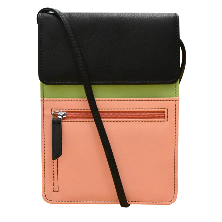 ili New York - RFID blocking Leather Organizer on a String - Large- 6824