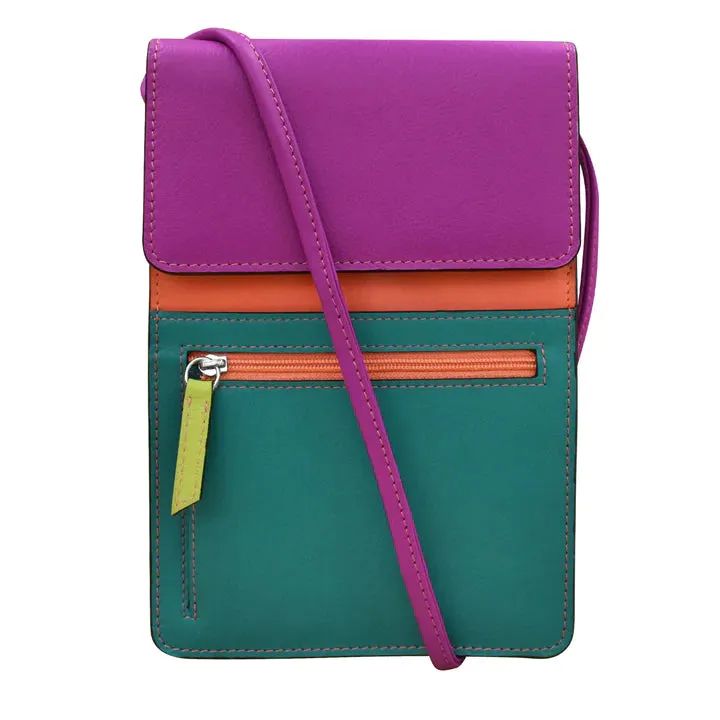 ili New York - RFID blocking Leather Organizer on a String - Large- 6824