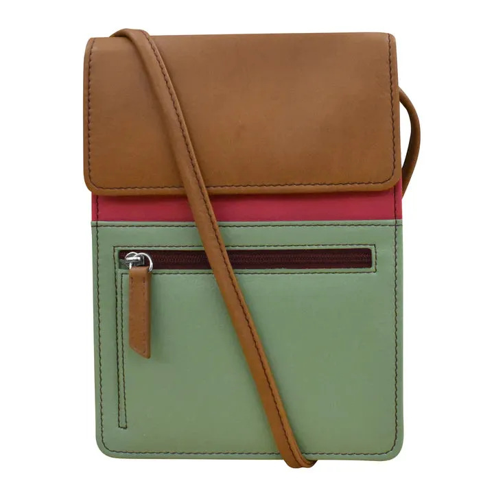 ili New York - RFID blocking Leather Organizer on a String - Large- 6824