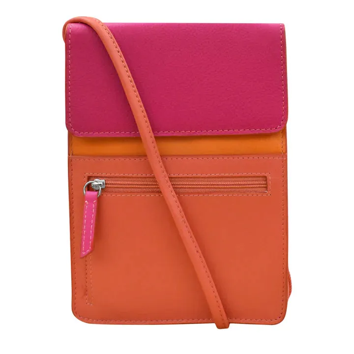 ili New York - RFID blocking Leather Organizer on a String - Large- 6824