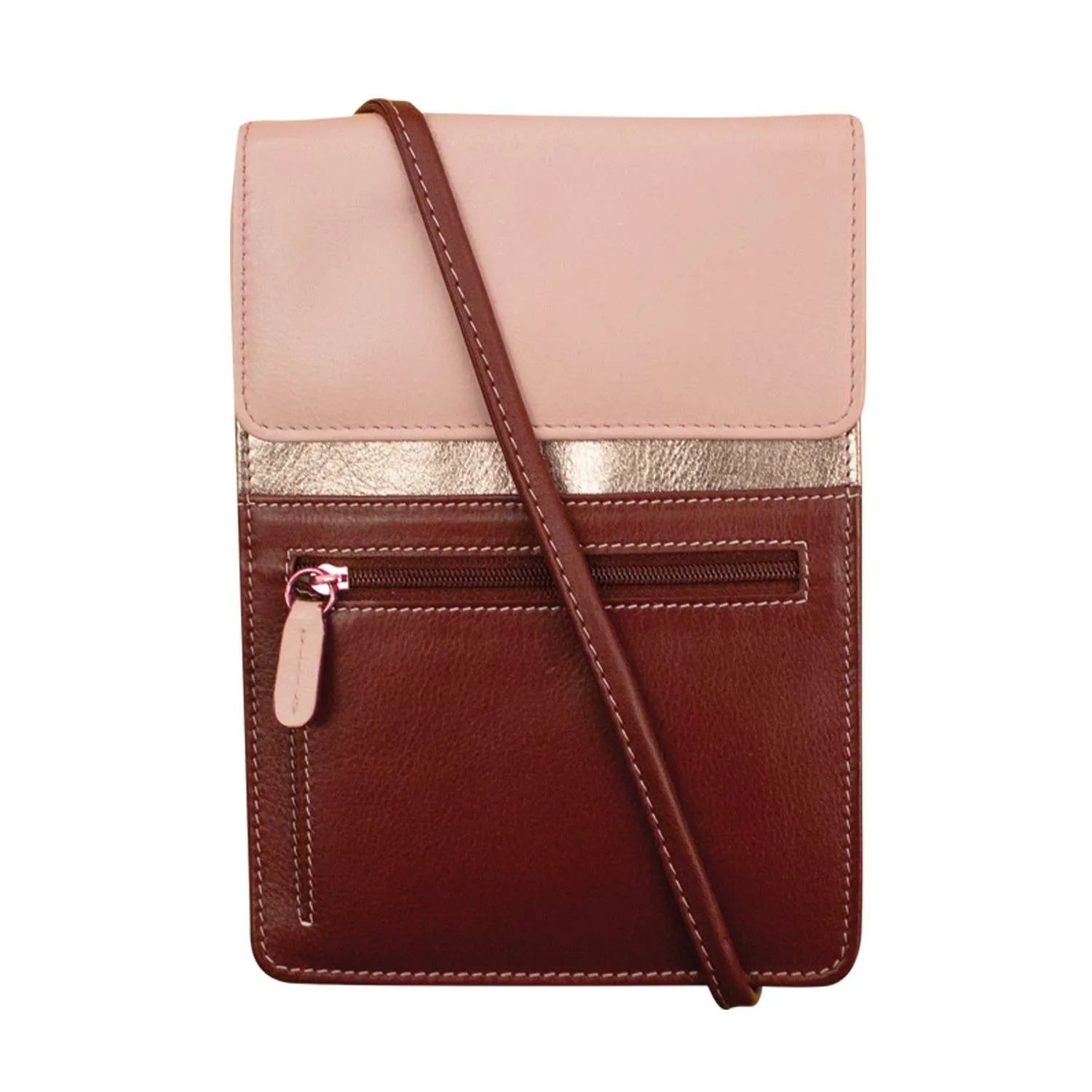 ili New York - RFID blocking Leather Organizer on a String - Large- 6824