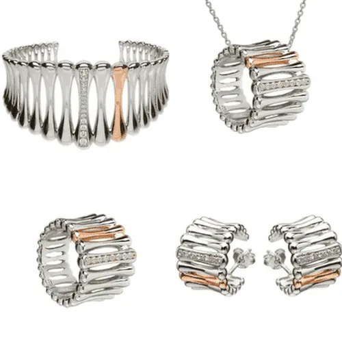 Irish Rose Gold Bar Set