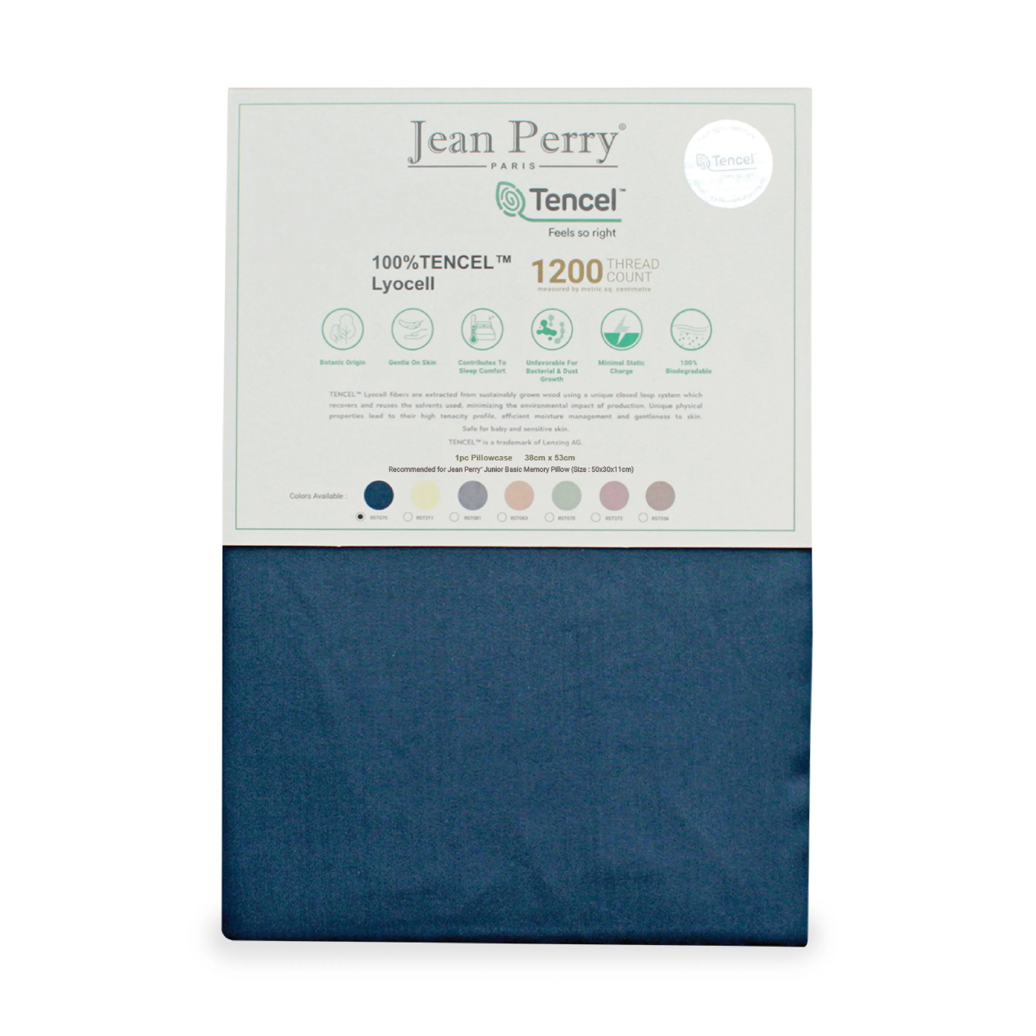 Jean Perry TENCEL™ 1pc Junior Pillow Case (KID'S size) - 1200TC