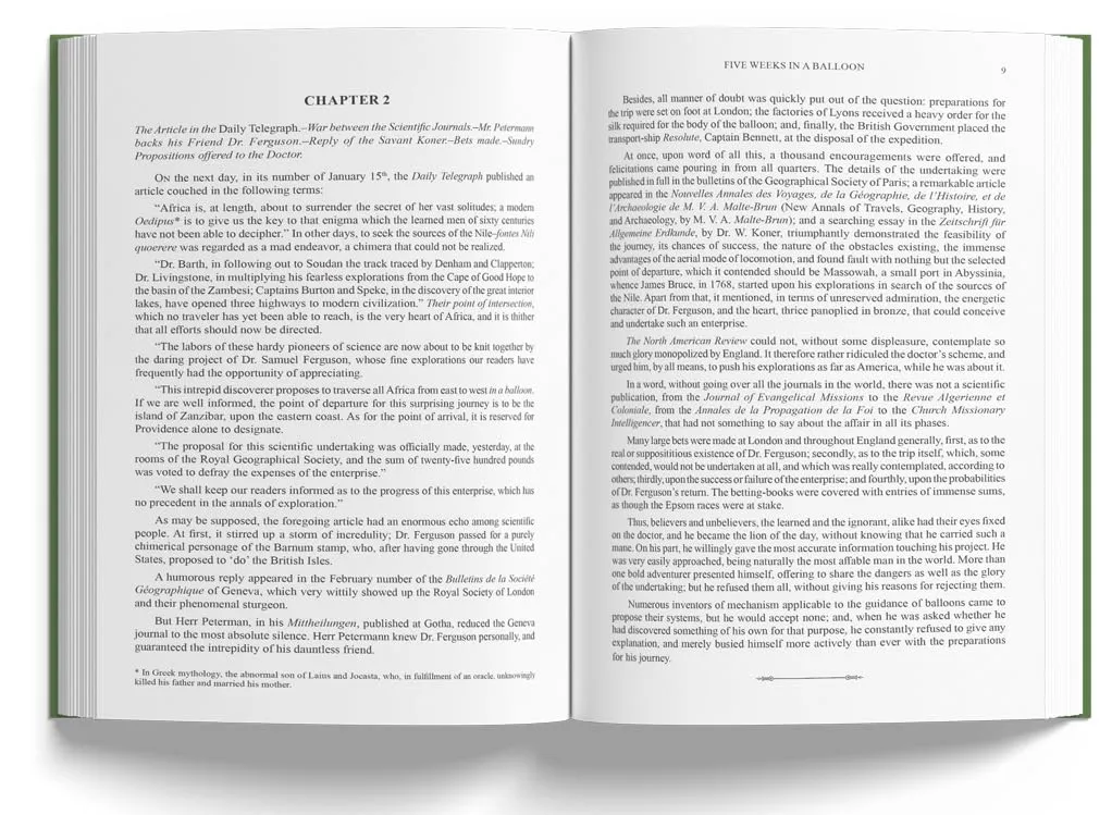Jules Verne:A Collection Of Novels : Five Weeks in a