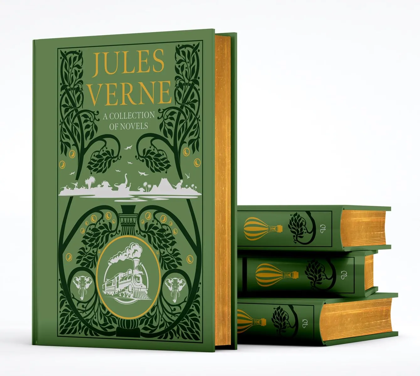 Jules Verne:A Collection Of Novels : Five Weeks in a