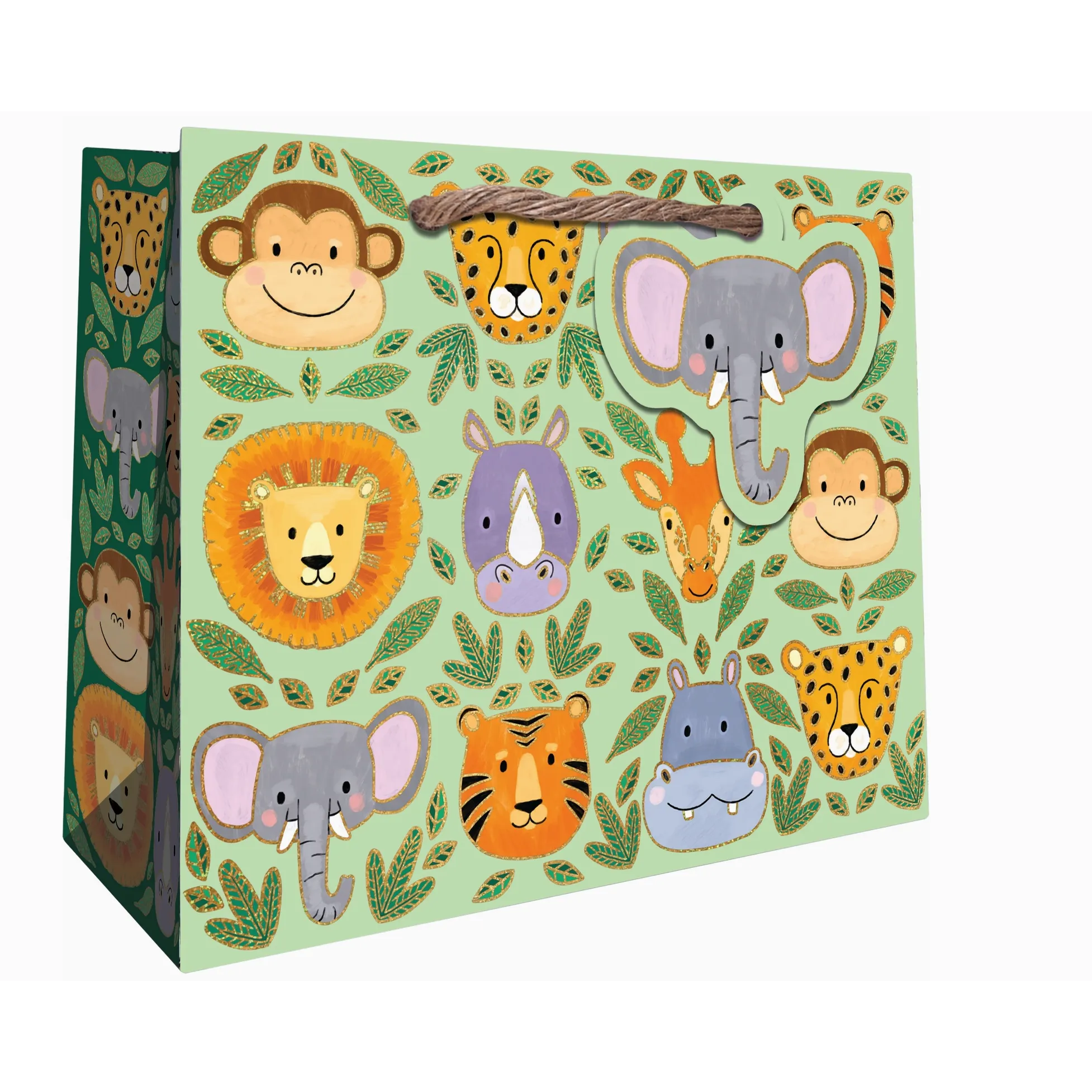 Jungle Animals Medium Tote gift bag