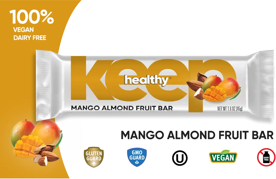 Keep Healthy Fruit & Nut Bar Variety Pack - 20 Individually Wrapped Bar Sampler Variety Pack